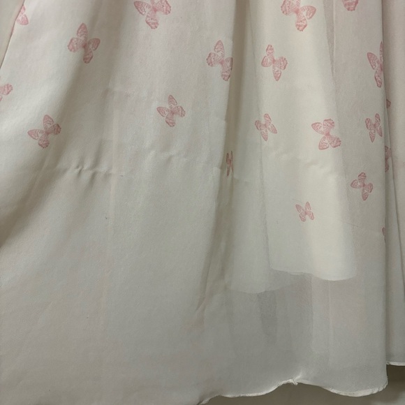 Badgley Mischka Twirling Butterfly Ombré Formal Maxi Dress Fairycore Whimsical 0 - Picture 12 of 15